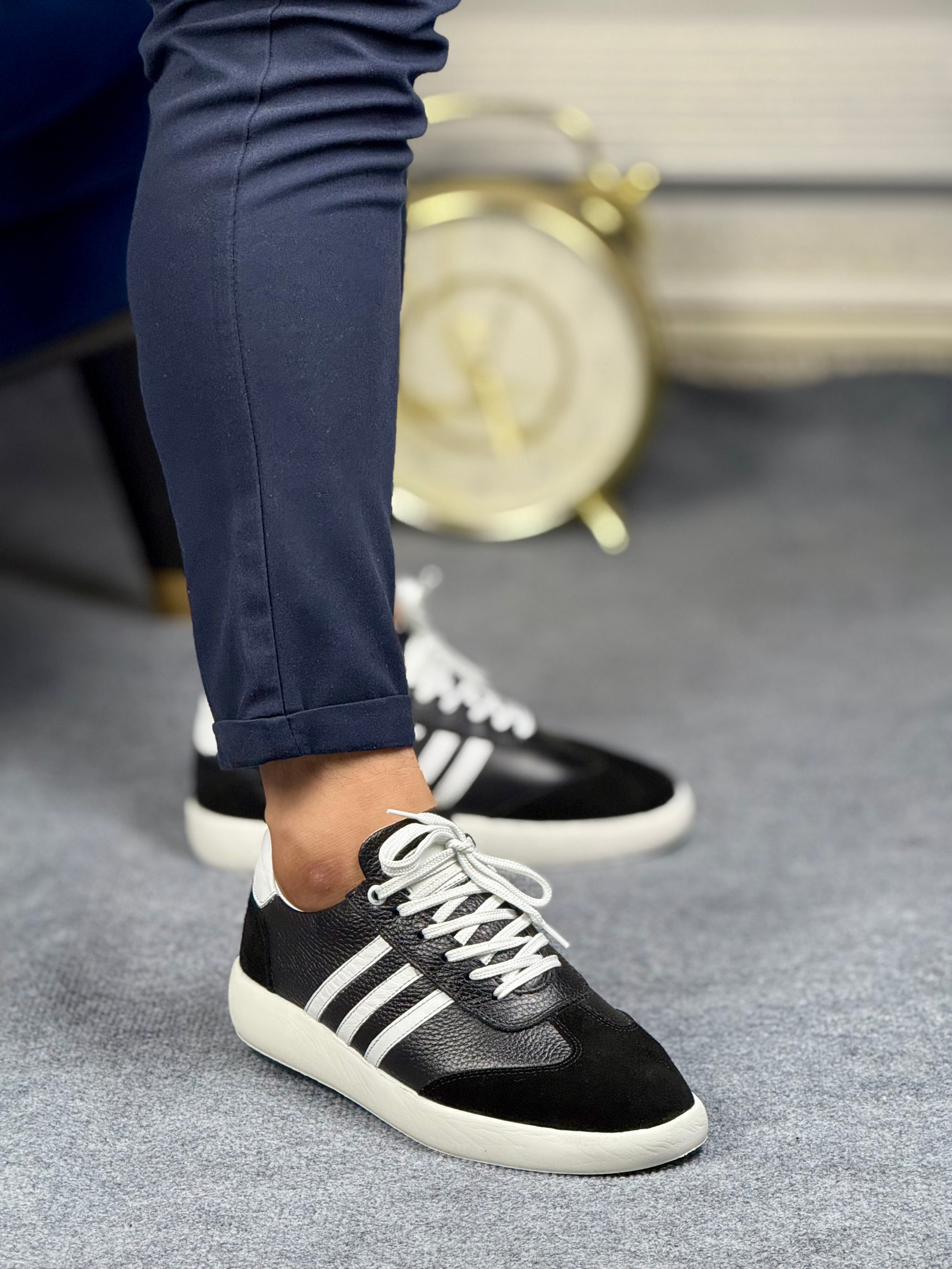 02 SİYAH ERKEK DERİ AYAKKABI