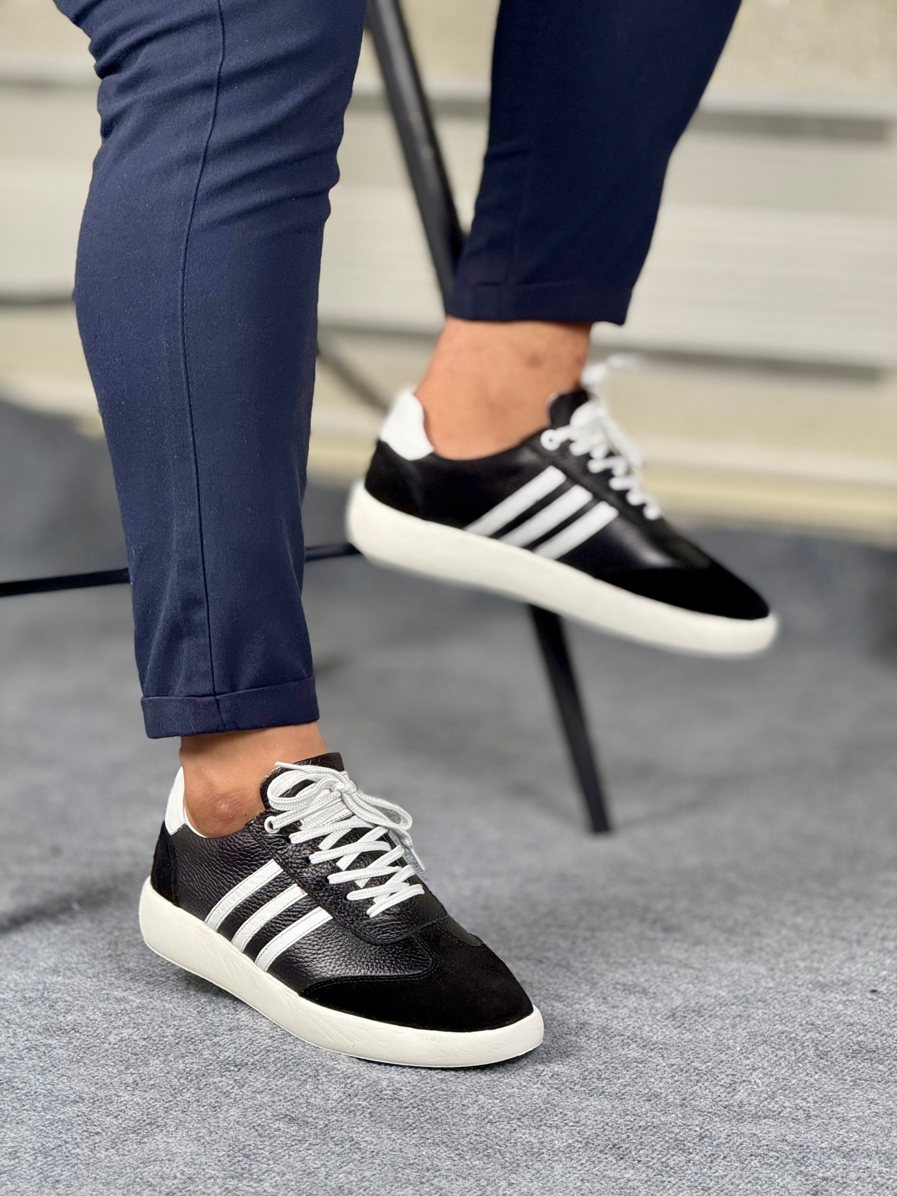 02 SİYAH ERKEK DERİ AYAKKABI