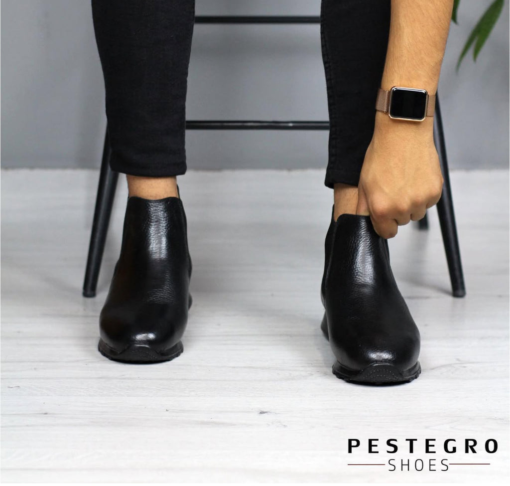 900 SİYAH DERİ BOT