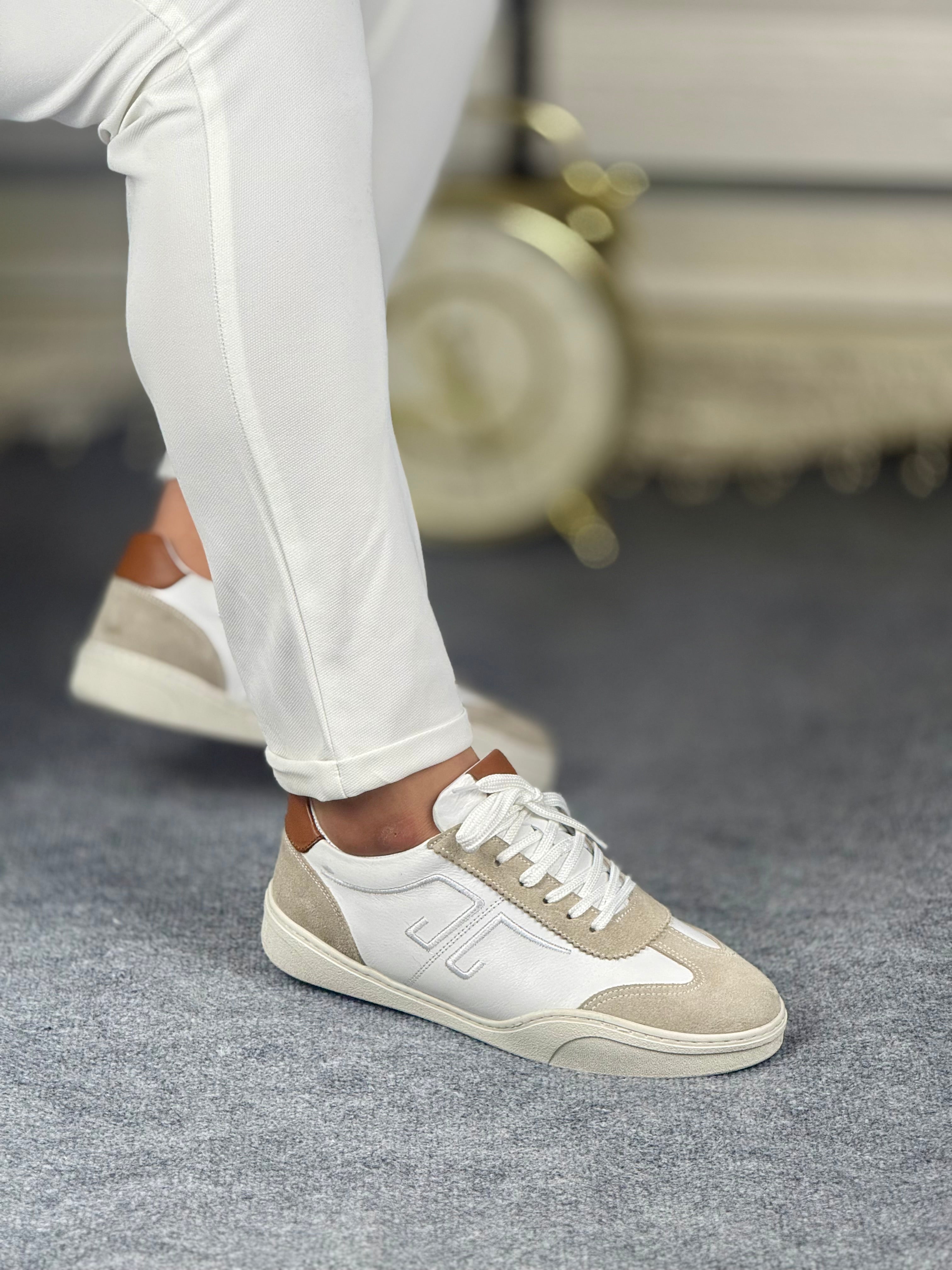 033 BEYAZ ERKEK AYAKKABI