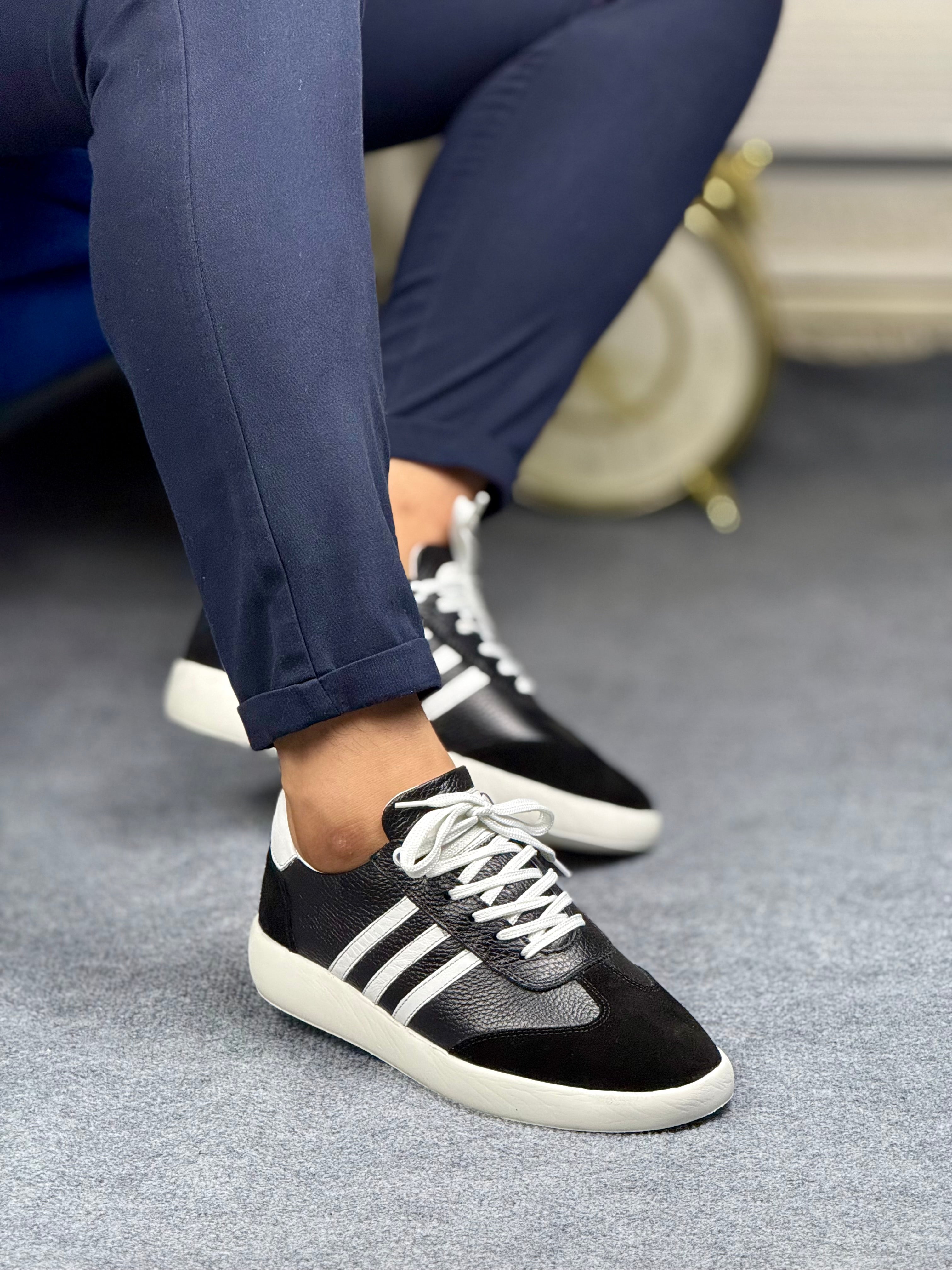 02 SİYAH ERKEK DERİ AYAKKABI