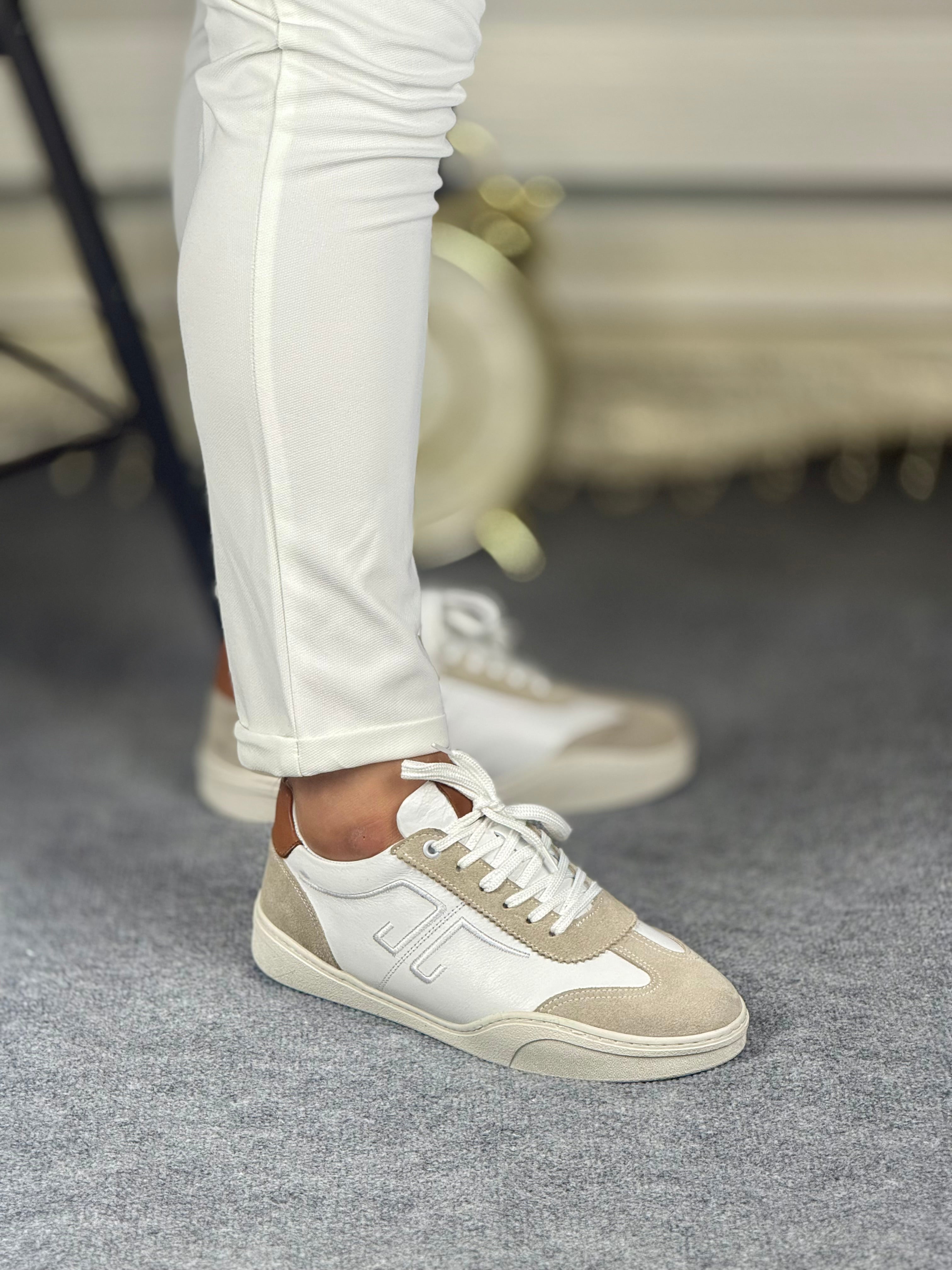 033 BEYAZ ERKEK AYAKKABI